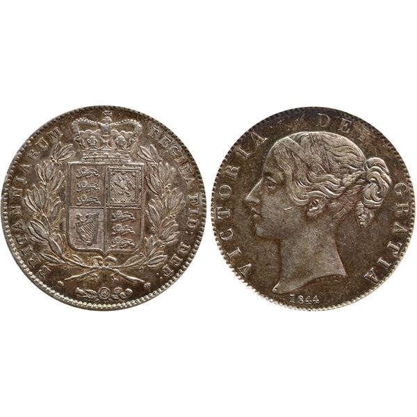Great Britain; 1844 Crown -  EF or better