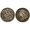Image 1 : Great Britain; 1894 Crown -  LV III - about VF