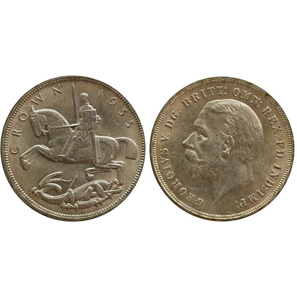 Great Britain; 1935 Crown - Uncirculated or better