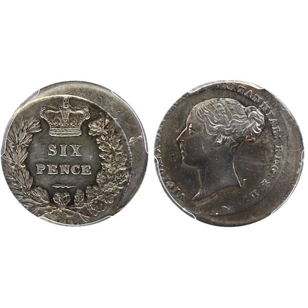 Error Coin;  Great Britain; 1826 1/2 Crown, PCGS VF20.  Full Brockage Error.  Visually Spectacular e
