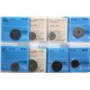 Image 1 : Norway; Group of 8 certified pieces.  Includes various denominations, dates and grades.
