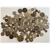 Image 1 : World coin lot;  Assorted group of World silver coins. Approx. 500 grams
