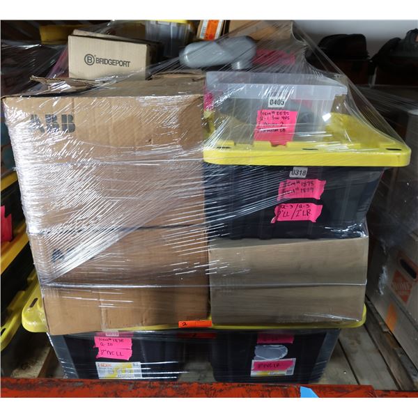 Multiple 2" PVC EMT Rigid Conduit Bodies, Couplings, Bushings, Expansion, Fittings, etc