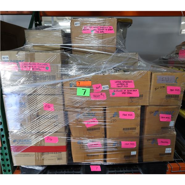 Multiple Unirac Solarhook Tile Hooks, Flashloc Deck Attachments, Solar Mount Hardware, etc