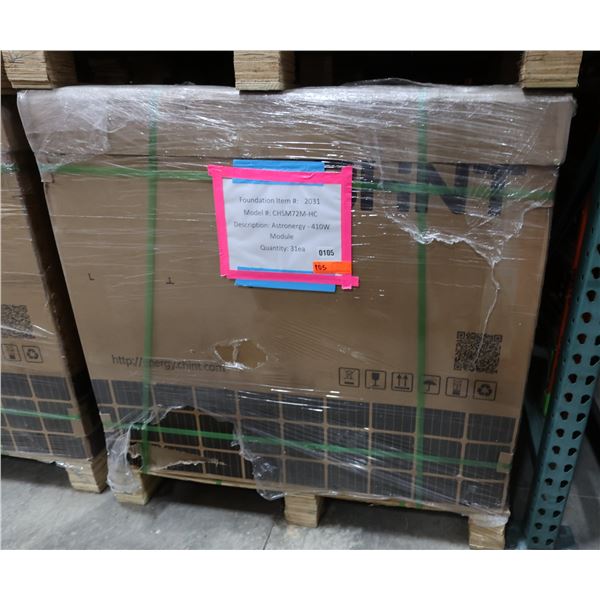 Qty 31 Astronergy CHSM72M-HC  Solar Panel Modules 410W New