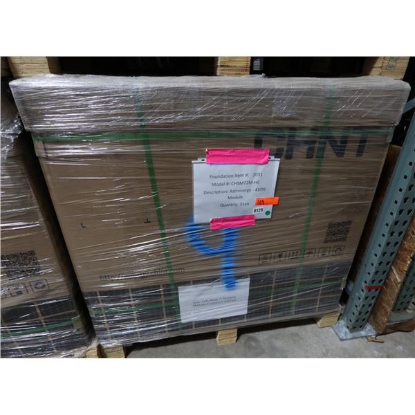 Qty 31 Astronergy CHSM72M-HC  Solar Panel Modules 410W New
