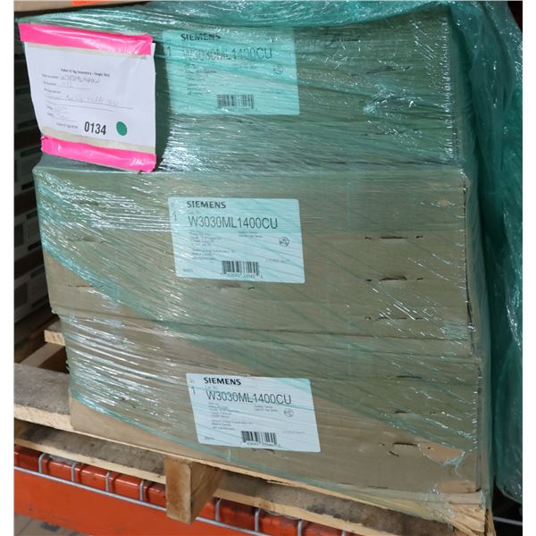 Qty 3 Siemens Load Centers 400A 30/30 MAIN LUG,  W3030ML1400CU
