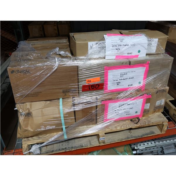 Qty Approx 1480 Unirac Mid Clamps Standard Black UNI-302030D & Flashloc Comp Kits Black  UNI-004085D