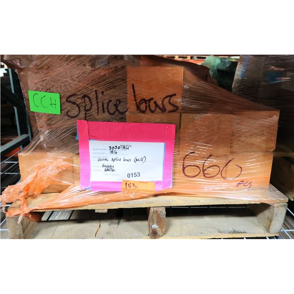 Qty 660 Unirac Splice Bars (Mill)