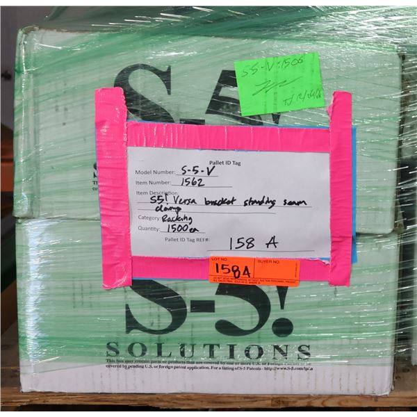 Qty 1500 SSI Versa Brackets Standing Seam Clamps