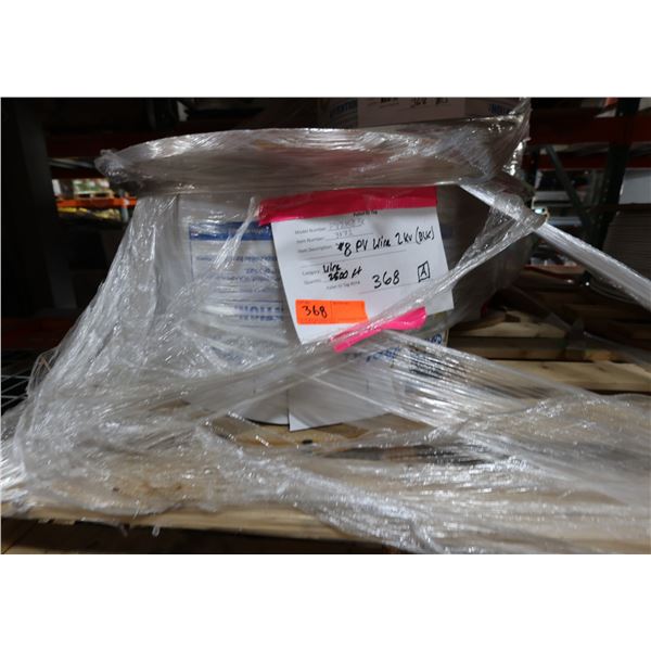 Spool (2500-ft) PV Wire #8 Black  PV2K8BK