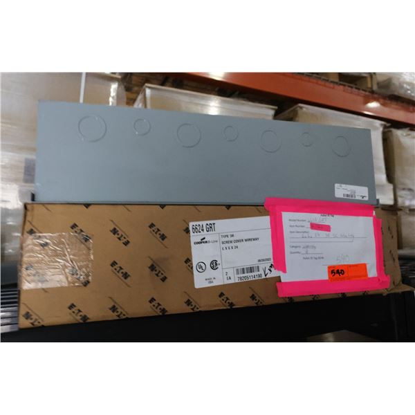 Qty 4 Wireway  2'  24x6x6 Nema 3R