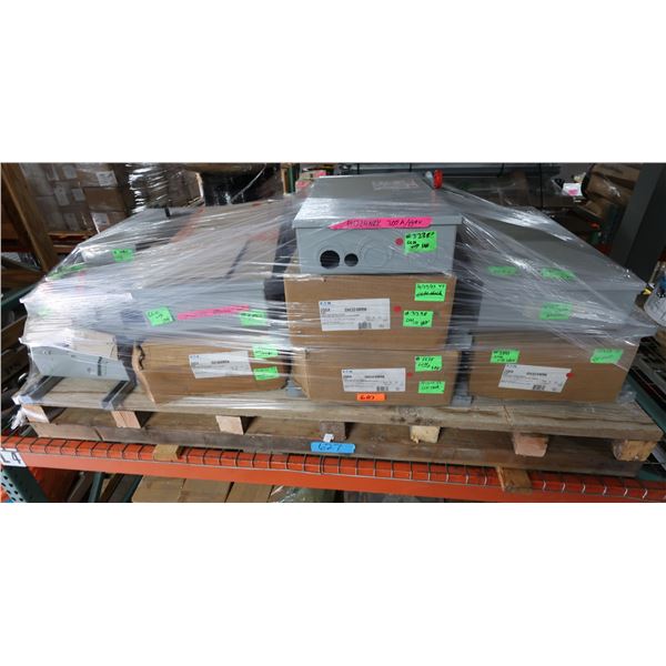 Multiple Eaton Heavy Duty Safety Switches, etc