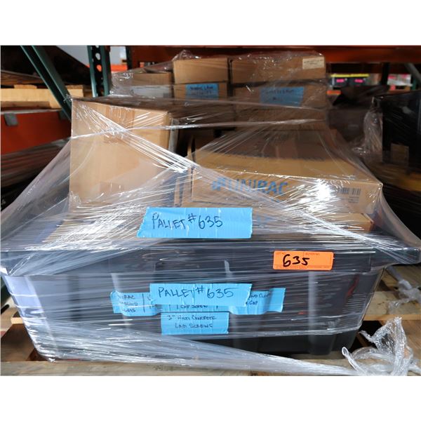 Multiple Unirac Grand Lugs, Flash Kit Pro Mill with L-Foot and Lag, VS L-Foot Mill Components, etc