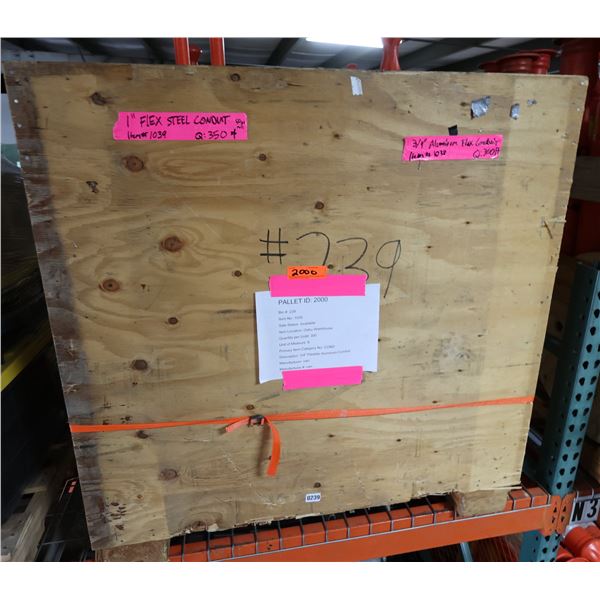 Qty 300-ft 3/4" Flexible Aluminum Conduit, Stanchion Posts, etc