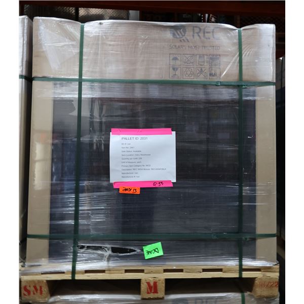 Qty 33 REC 365W Solar Panel Modules  REC365NP2BLK