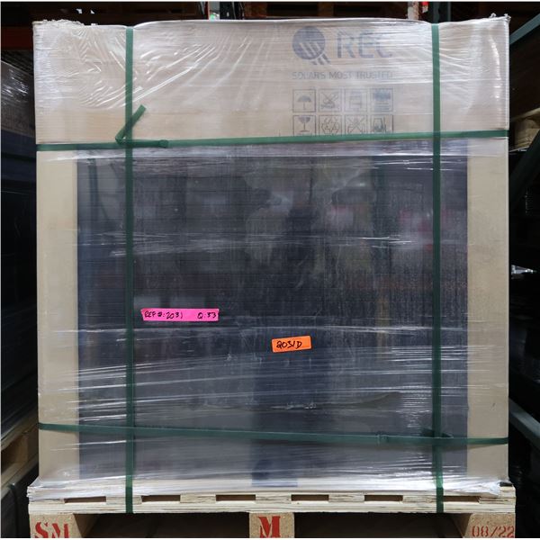 Qty 33 REC 365W Solar Panel Modules  REC365NP2BLK