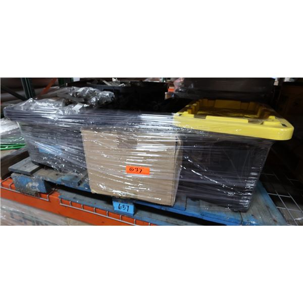 Qty 81 DPW Square Base Plates & 28 Pre Fab Tile Hooks