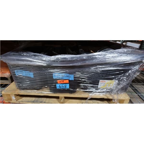 Multiple Cora Brackets, Facets, Unirac Conduit Mounts, Unirac L-Foot Mills, Unirac Fix-Tilt Legs, Ha