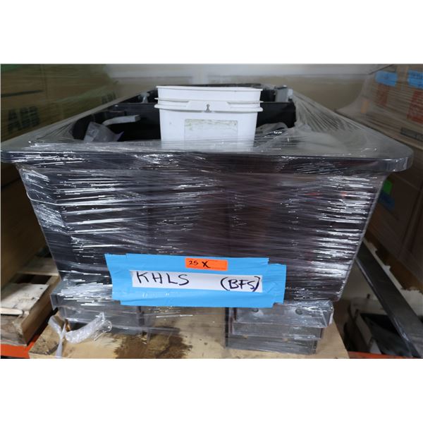 Contents of Pallet: Brackets, Fittings, Hardware, etc