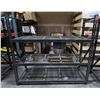 Image 1 : Black Metal 3-Tier Adjustable Warehouse Shelving Unit 75" x 24" x 72"H