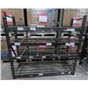 Image 1 : Black Metal 4-Tier Adjustable Warehouse Shelving Unit 77" x 24" x 78"H