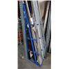 Image 1 : Blue Metal Vertical Bar Pipe Rack 24" x 36" x 84"H Retail $295 (pipes not included)