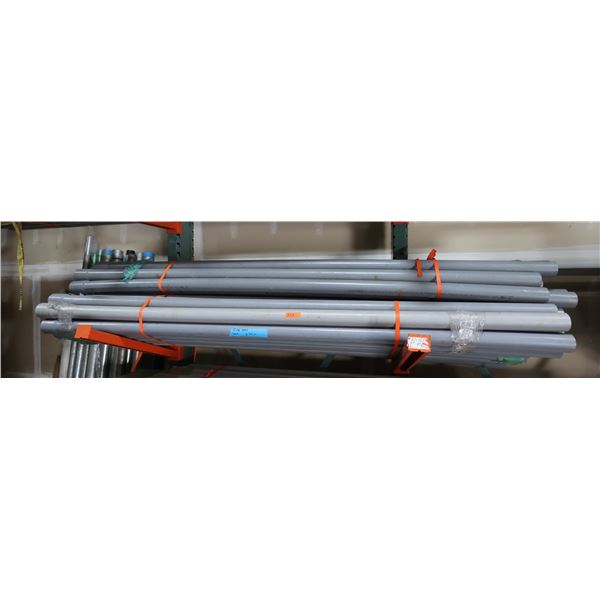Multiple PVC SCH80 Pipes to 120"L
