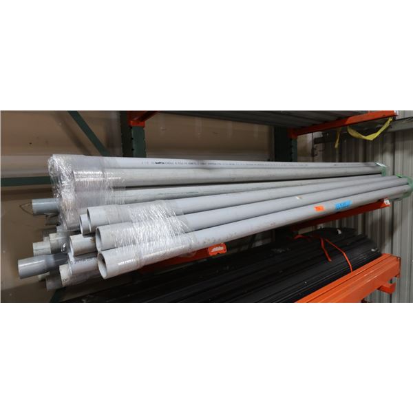 Bundle Multiple 2-1/2" PVC SCH80 Conduit Sections (Rack not included)