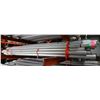 Image 1 : Bundle Multiple PVC Conduit Sections, Misc Sizes (Rack not included)