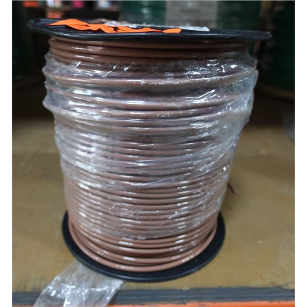 Spool 10 AWG Strand 112-3808J Brown Wire