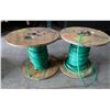 Image 1 : Qty 2 Spools 4AWG 600V THHN Green Wire