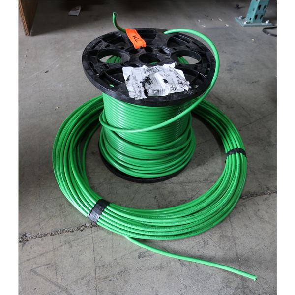 Spool Southwire 4 AWG 600V THHN Green Wire