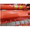 Image 3 : Qty 252 Traffic Safety Delineator Bases (misc thickness) & 176 Orange Posts