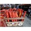 Image 5 : Qty 252 Traffic Safety Delineator Bases (misc thickness) & 176 Orange Posts
