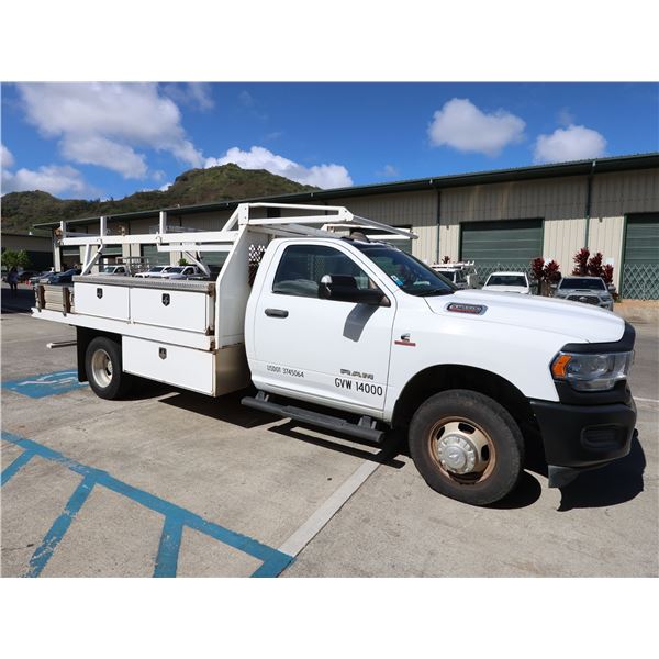 2021 Dodge Ram 3500 Pick Up Truck w/ Cummins Turbo Diesel Engine & Service Body, Lic. 806TXN, 448