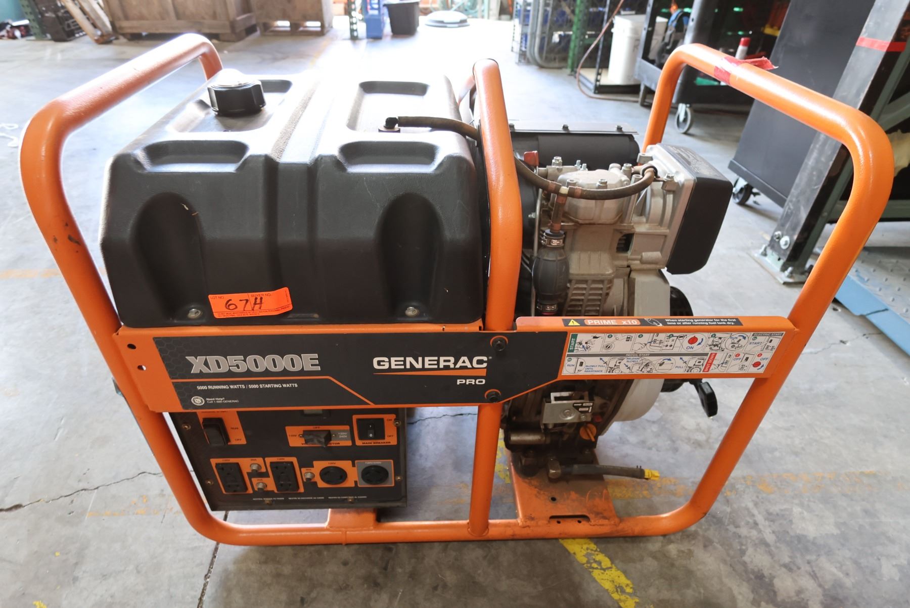 Generac XD5000E Pro 5000 Watts Portable Generator