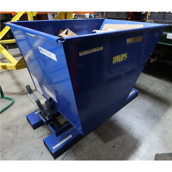 ULINE D-100-HD Self-Dumping Hopper 6000 Lbs Capacity (will be empty at pick-up)