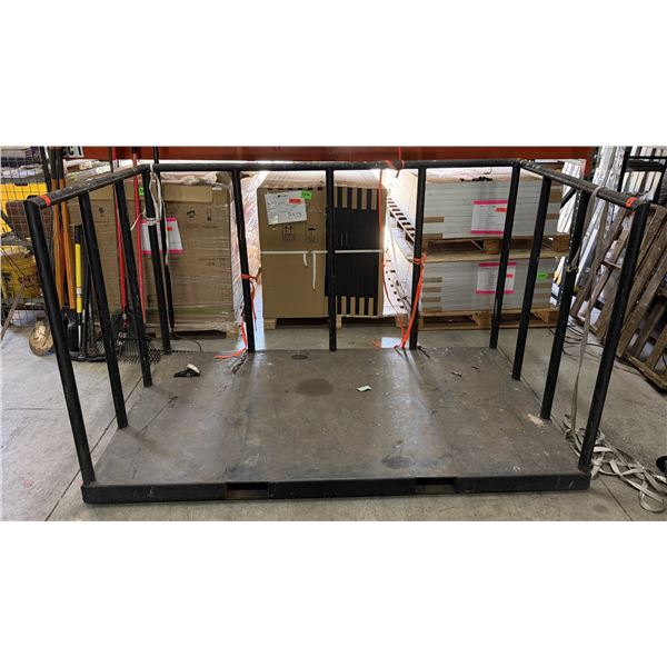 Telehandler Lifting Platform Cage for Material 2000lb Capacity 88"x50"x50" (contents not included)