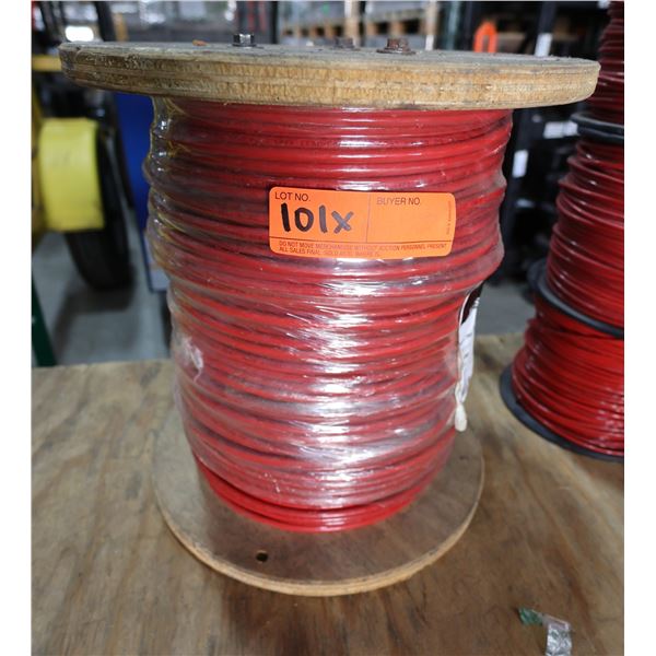 Spool (500-ft) USA Wire 8 AWG MTW or THHN Red Stranded Copper Wire