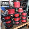 Image 1 : Qty 12 Spools Red VW-1 THHN Wire