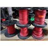 Image 1 : Qty 5 Spools Red Machine Tool Wire