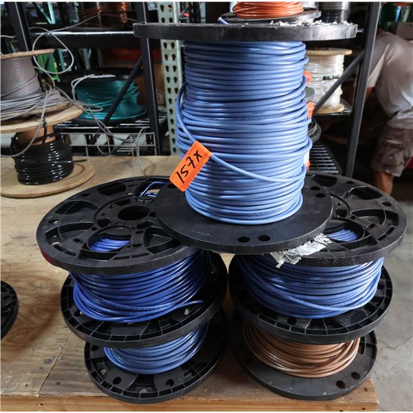 Qty 3 Spools Southwire Blue Simpull 551583 TWM75 Wire
