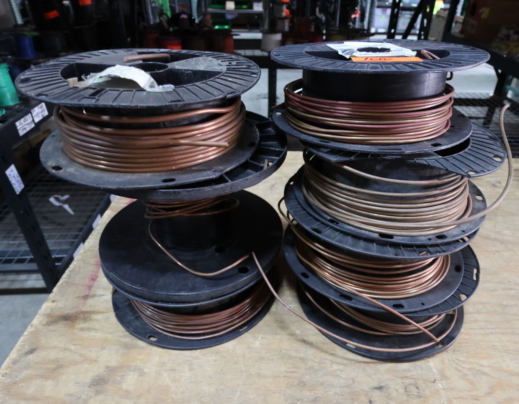 7 Spools Qty 7 Spools Southwire Bare 6 SOL SD 315Sp Copper Wire