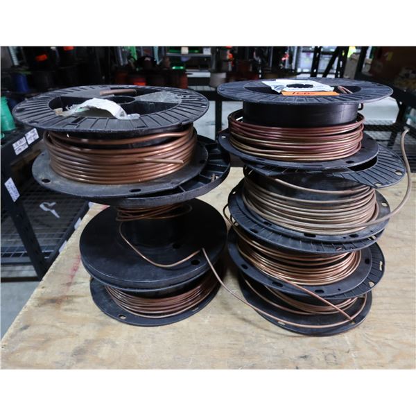 Qty 7 Spools Southwire Bare 6 SOL SD 315Sp Copper Wire
