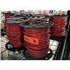 Image 1 : Qty 7 Spools Red THHN 10 Str Cu Rd 800 SpC Wire