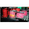 Image 4 : Qty 8 Spools Red THWN Insulated Wire