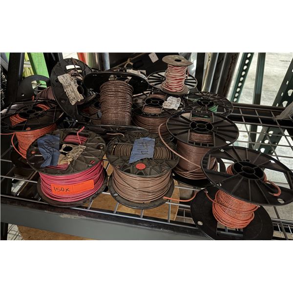 Qty Approx. 9 Spools Misc Wire