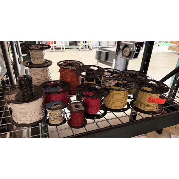 Qty Approx. 13 Spools Misc Wire