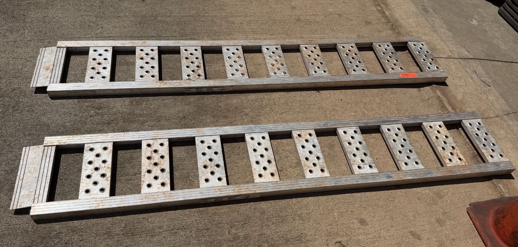 Pair Metal Loading Ramps 78